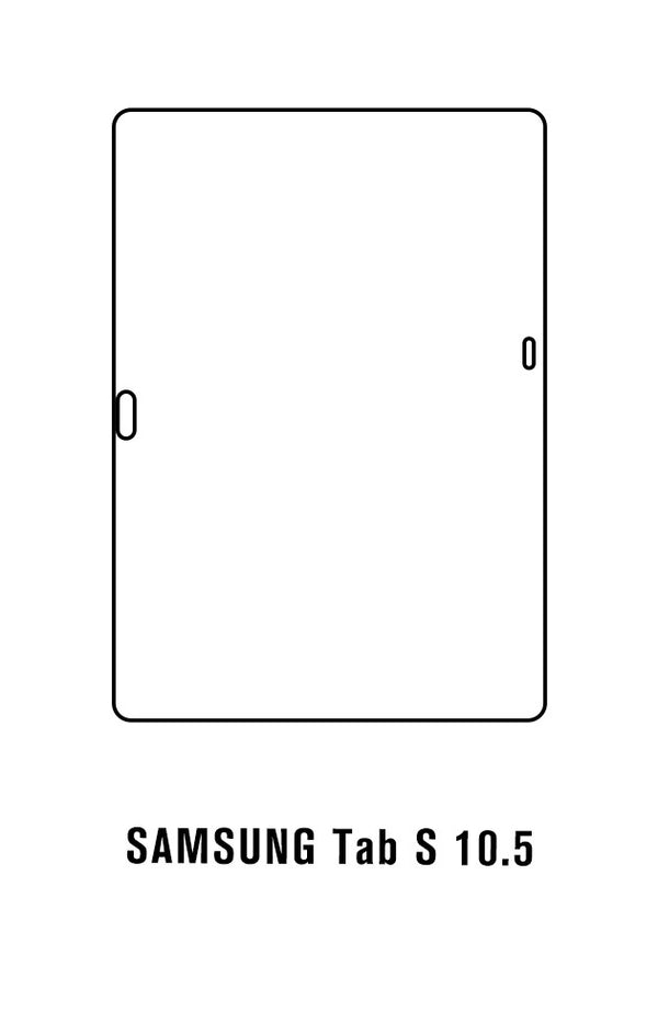 Film hydrogel Samsung Tab S 10.5 T800 - Film écran anti-casse Hydrogel