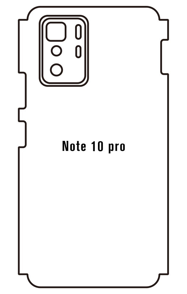Film hydrogel Xiaomi Redmi Note 10 Pro (China) - Film écran anti-casse Hydrogel
