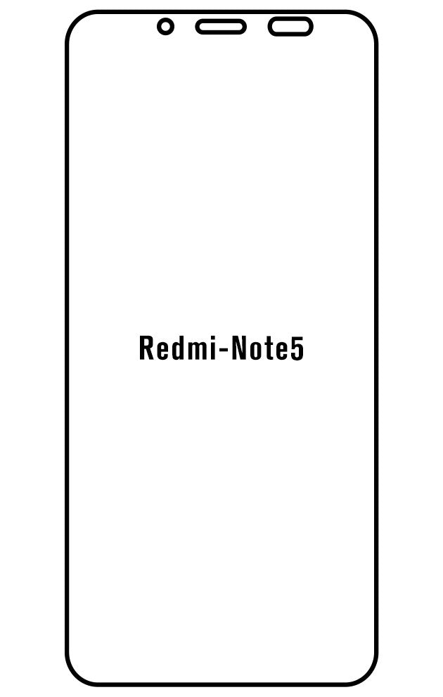 Film hydrogel Xiaomi Redmi Note5 - Film écran anti-casse Hydrogel