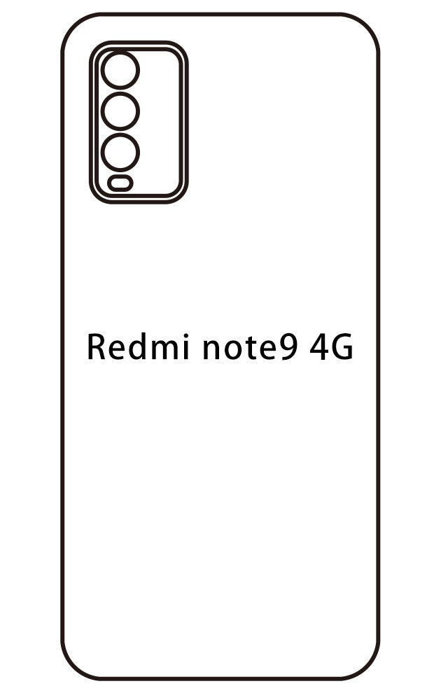 Film hydrogel Xiaomi Redmi Note 9 4G - Film écran anti-casse Hydrogel