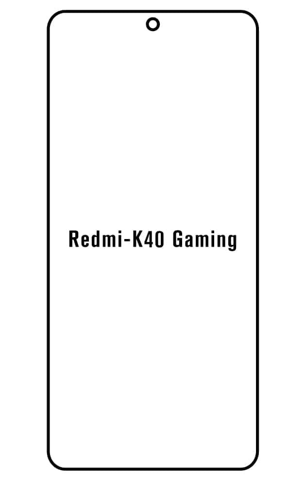 Film hydrogel Xiaomi Redmi K40 Game Enhanced Edition - Film écran anti-casse Hydrogel