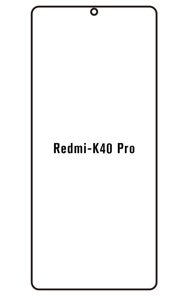 Film hydrogel Xiaomi Redmi K40 pro - Film écran anti-casse Hydrogel