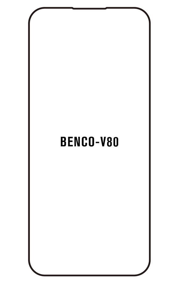 Film hydrogel pour écran Benco V80