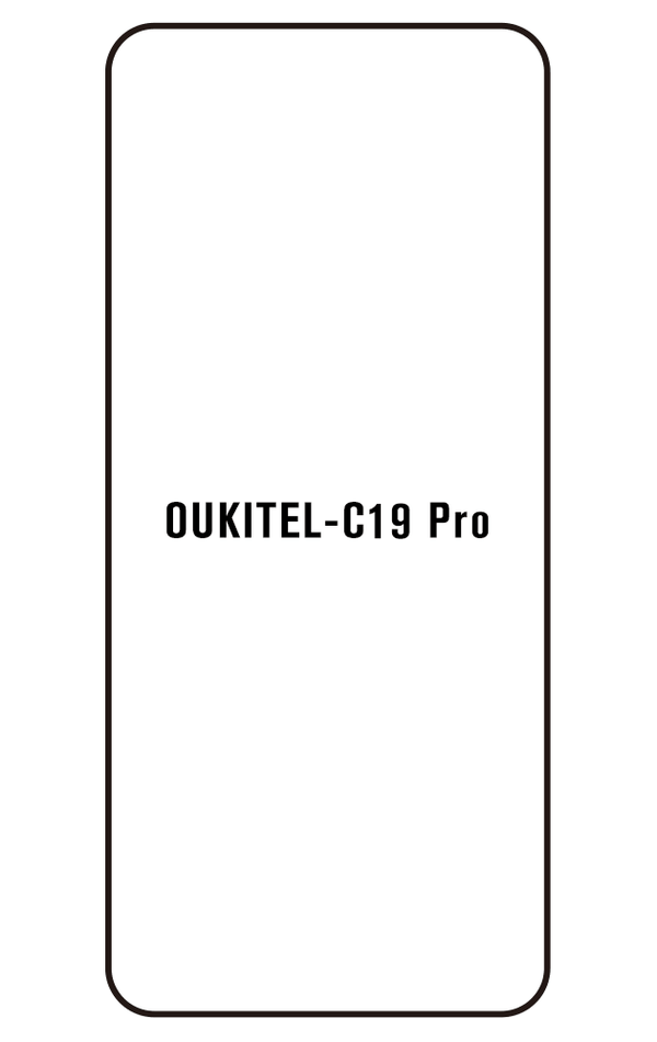 Film hydrogel pour écran Oukitel C19 Pro