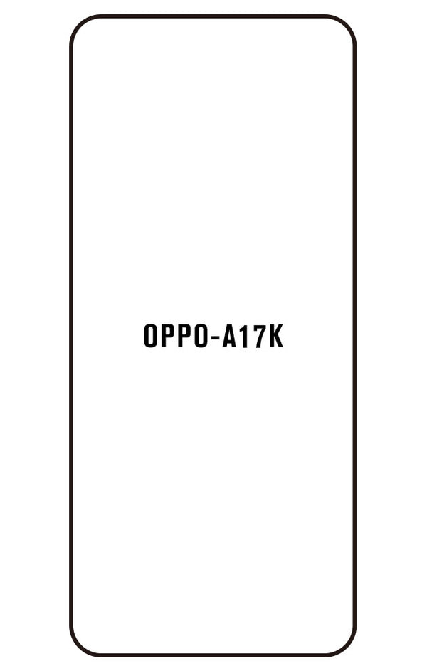 Film hydrogel pour écran Oppo A17k