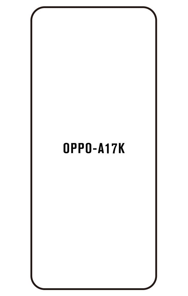 Film hydrogel pour écran Oppo A17k