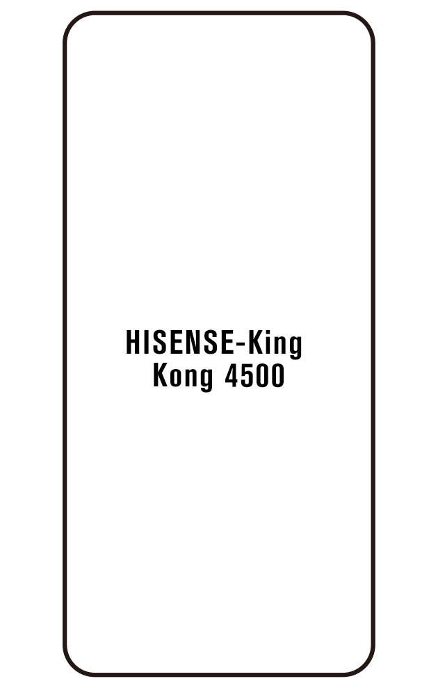Film hydrogel pour écran Hisense King Kong 4500