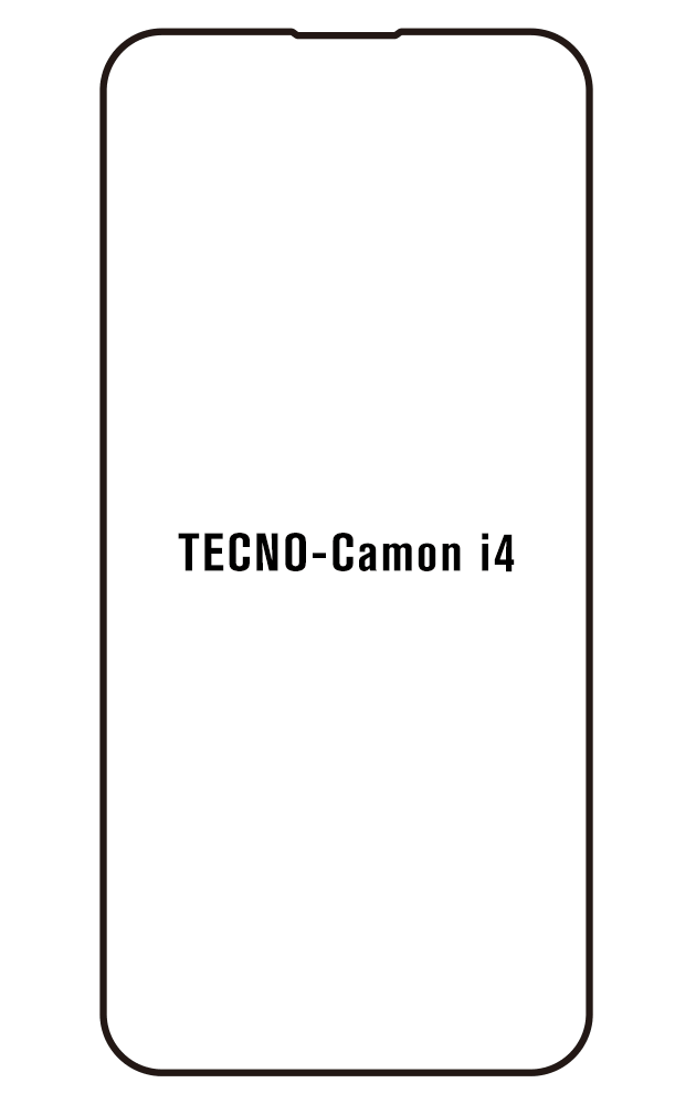 Film hydrogel pour écran Tecno Camon i4