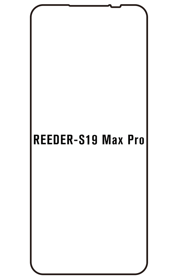 Film hydrogel pour écran Reeder S19 Max Pro