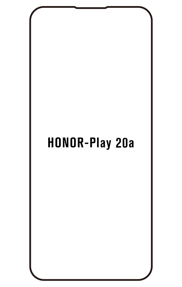 Film hydrogel pour écran Honor Play 20a