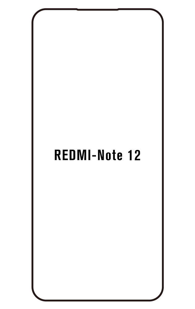 Film hydrogel pour écran Xiaomi Redmi Note 12 4G