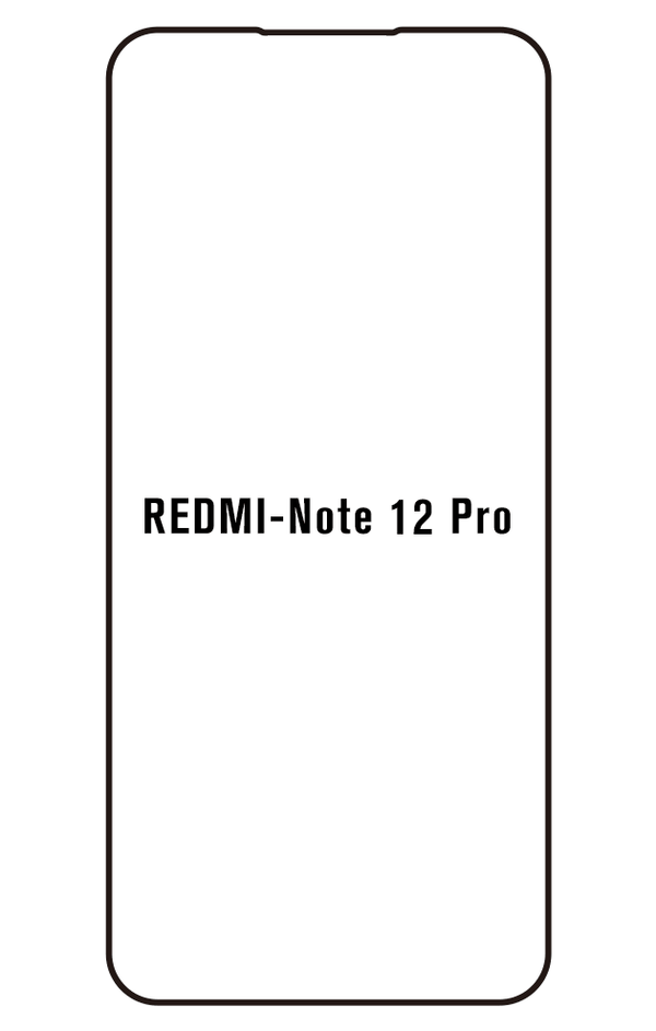 Film hydrogel pour écran Xiaomi Redmi Note 12 Pro 4G