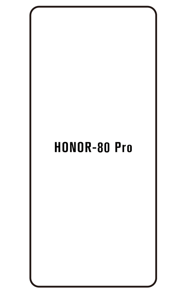 Film hydrogel pour écran Honor 80 Pro Flat