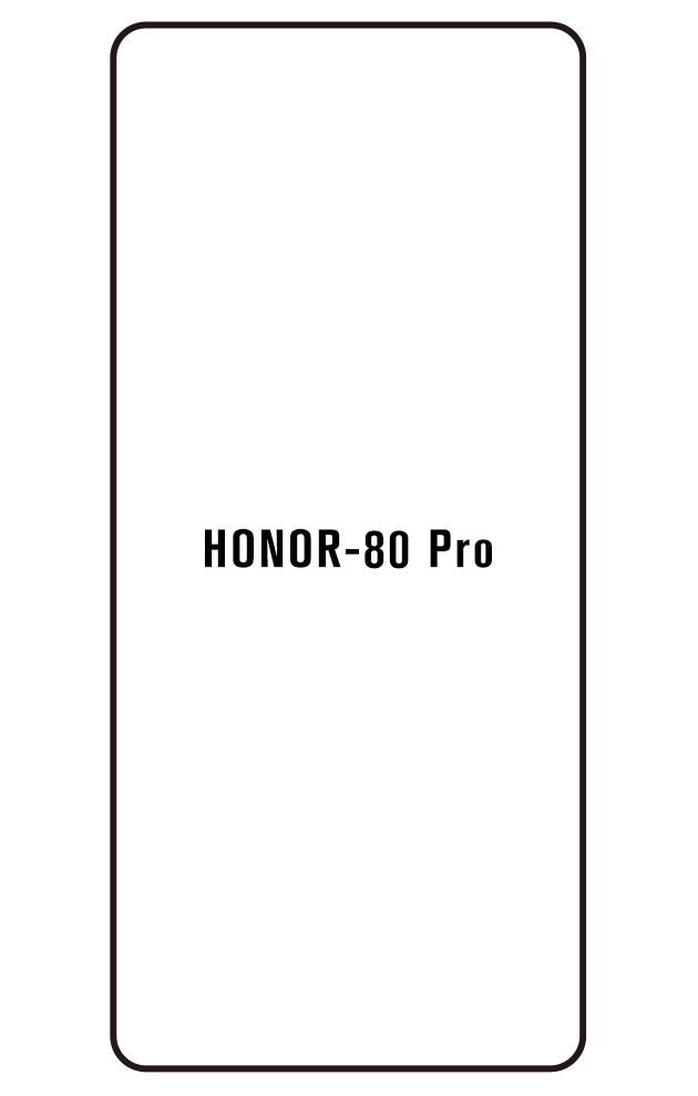 Film hydrogel pour écran Honor 80 Pro Flat