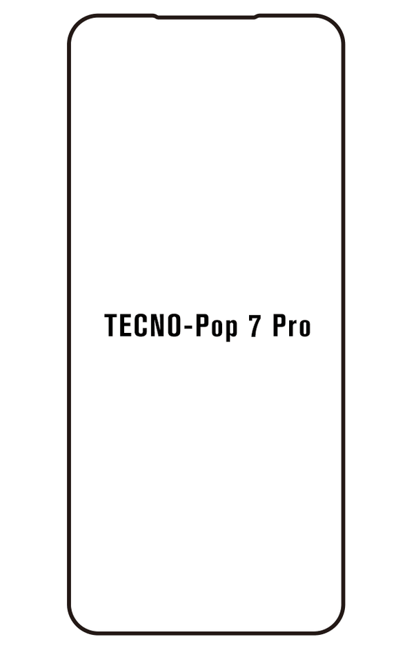 Film hydrogel pour écran Tecno Pop 7 Pro