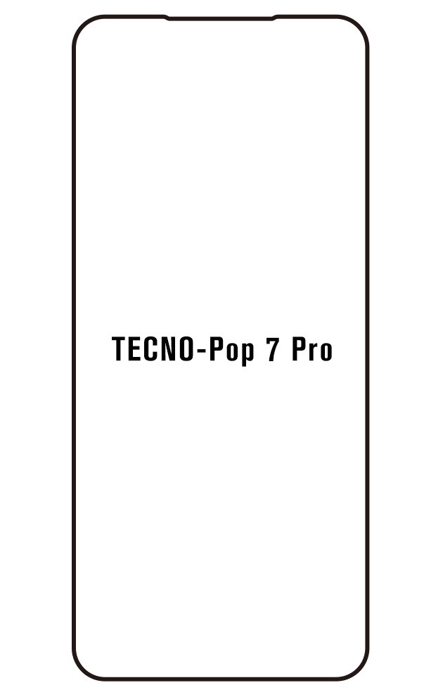Film hydrogel pour écran Tecno Pop 7 Pro